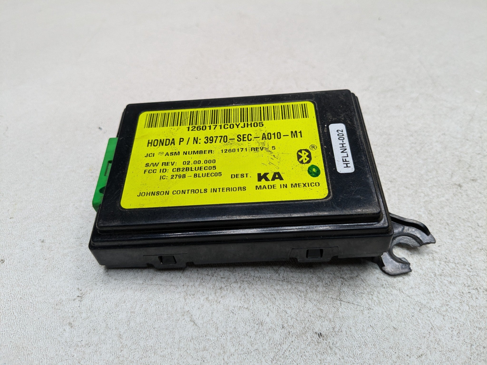2004 - 2008 ACURA TSX OEM BLUETOOTH COMPUTER CONTROL MODULE UNIT