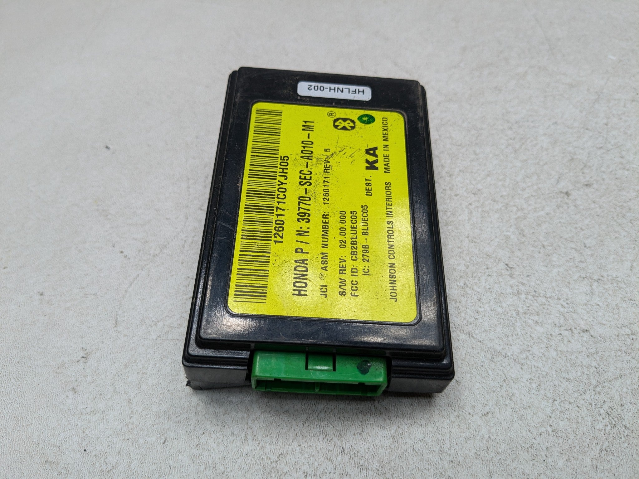 2004 - 2008 ACURA TSX OEM BLUETOOTH COMPUTER CONTROL MODULE UNIT