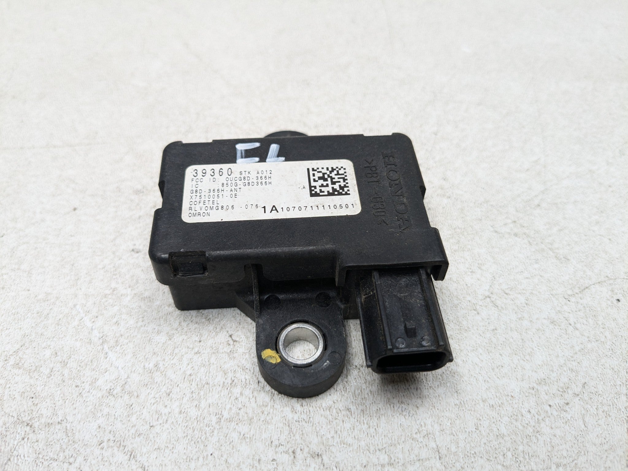 2004 - 2008 ACURA TSX OEM TPMS TIRE PRESSURE MONITORING SENSOR FRONT LEFT SIDE