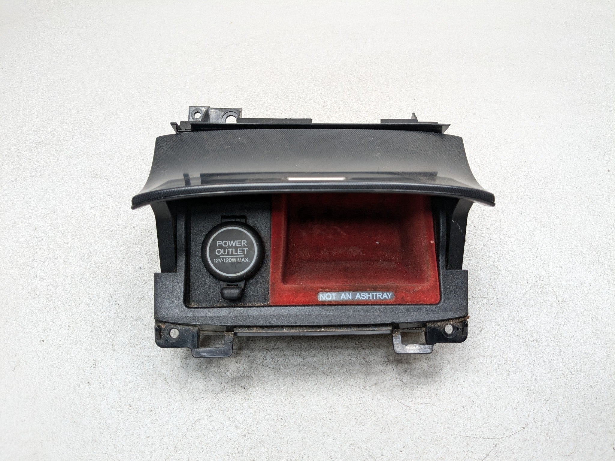 2004 - 2008 ACURA TSX OEM CUBBY BOX LOWER CENTER CONSOLE PANEL WITH 12V SOCKET