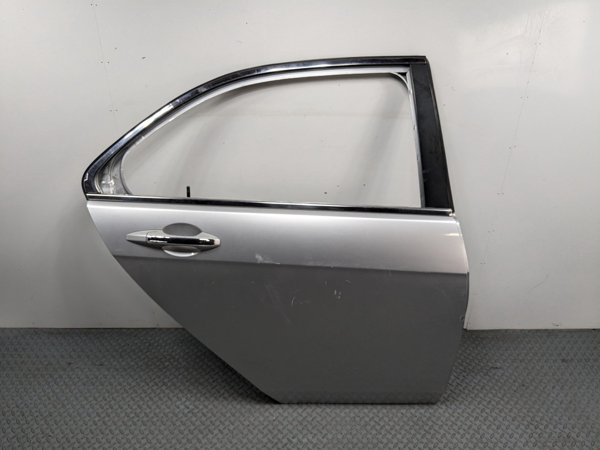 2004 - 2008 ACURA TSX OEM DOOR SHELL PANEL METALLIC SILVER REAR RIGHT SIDE