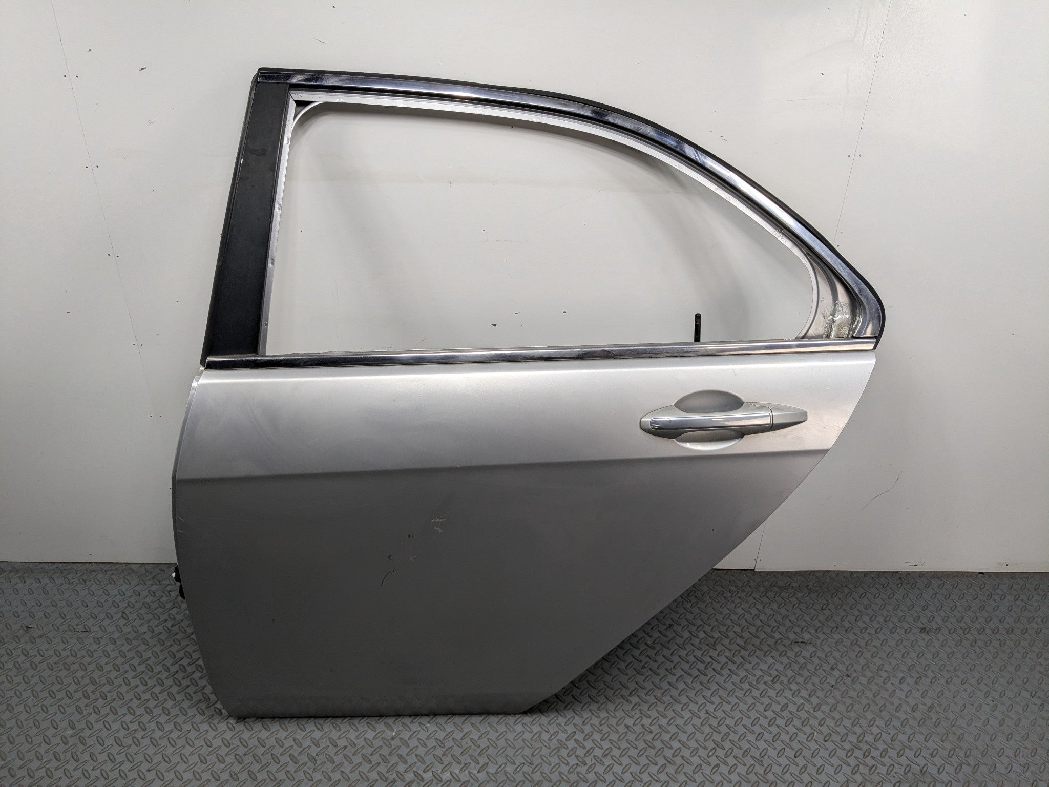 2004 - 2008 ACURA TSX OEM DOOR SHELL PANEL SILVER METALLIC REAR LEFT DRIVER SIDE