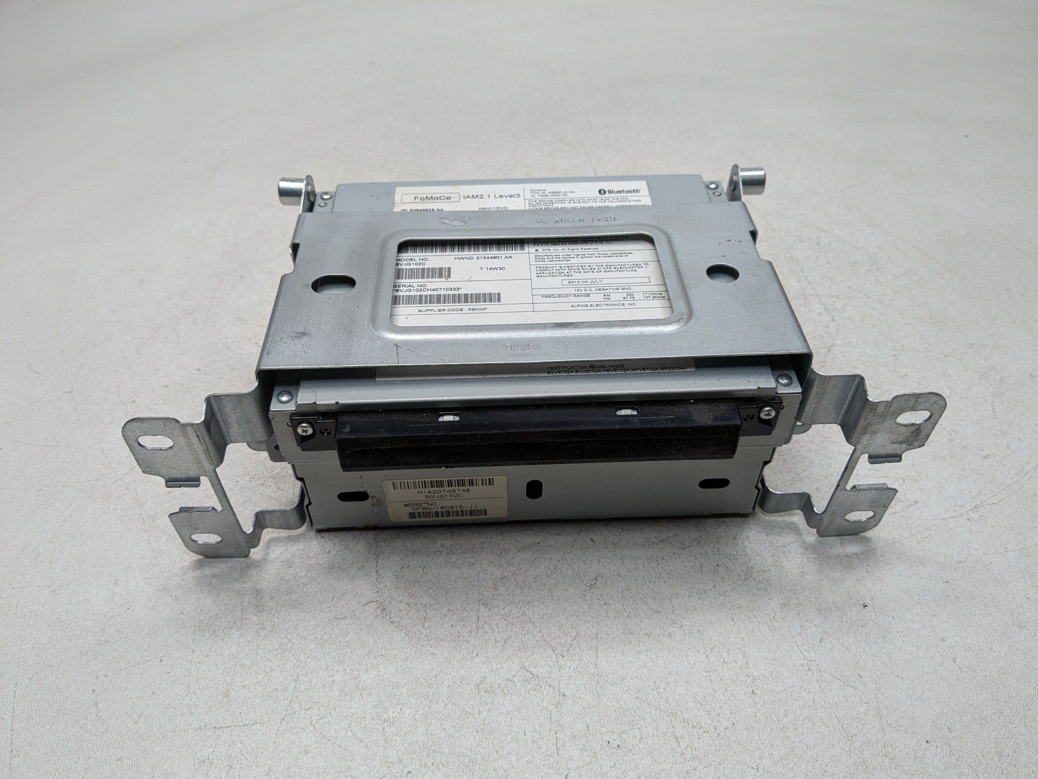 2015 - 2019 JAGUAR XF OEM RADIO RECEIVER AUDIO STEREO AM FM CD PLAYER