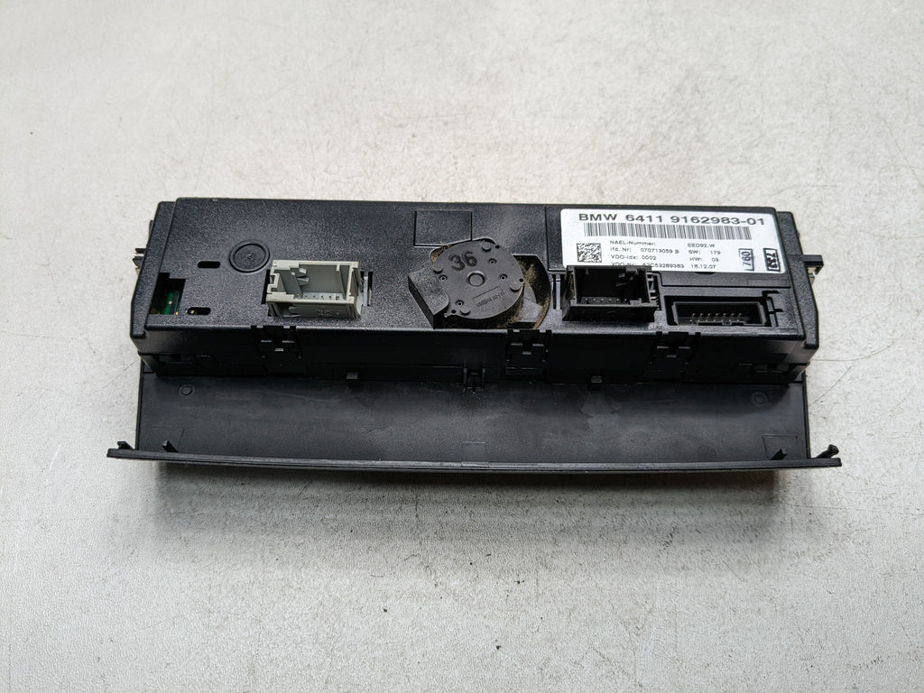07 - 08 BMW 328I OEM AC HEATER CLIMATE TEMPERATURE CONTROL SWITCH PANEL FRONT