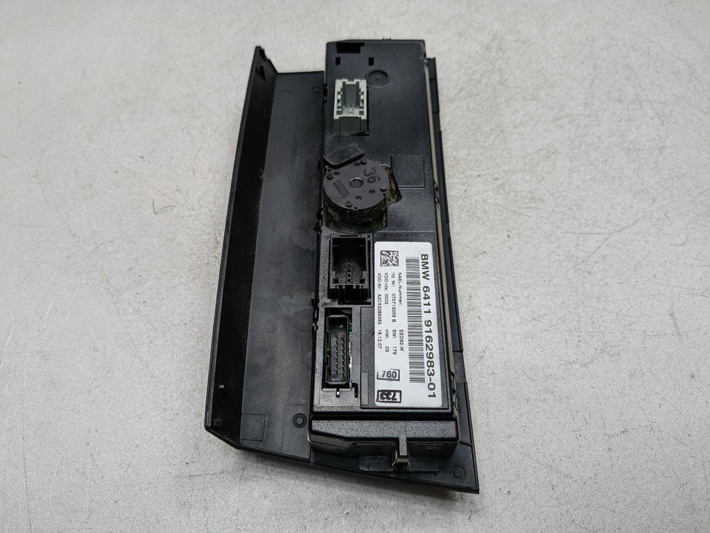 07 - 08 BMW 328I OEM AC HEATER CLIMATE TEMPERATURE CONTROL SWITCH PANEL FRONT