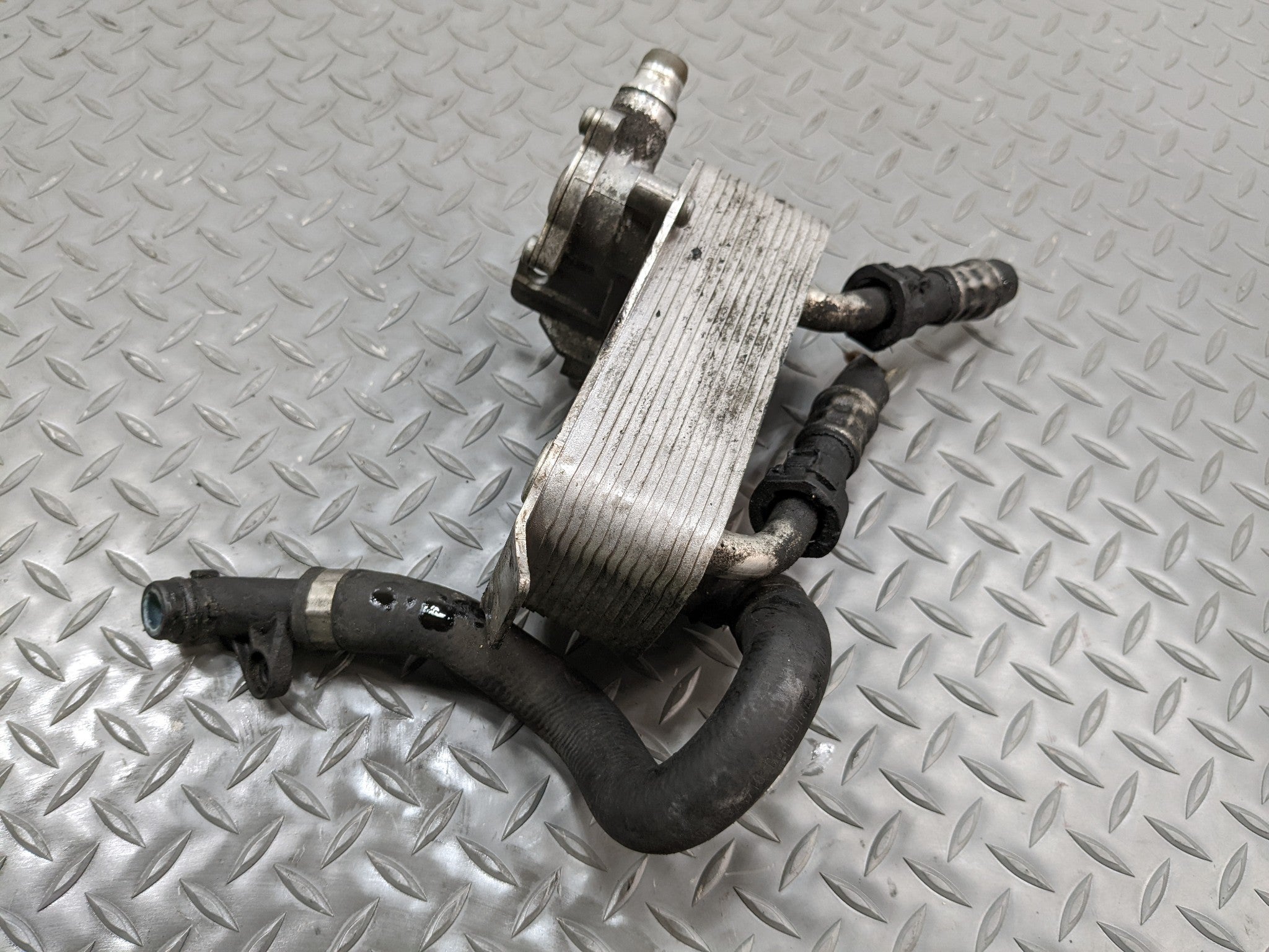 07 - 08 BMW 328I OEM AUTOMATIC TRANSMISSION HEAT EXCHANGER OIL COOLER WITH HOSE