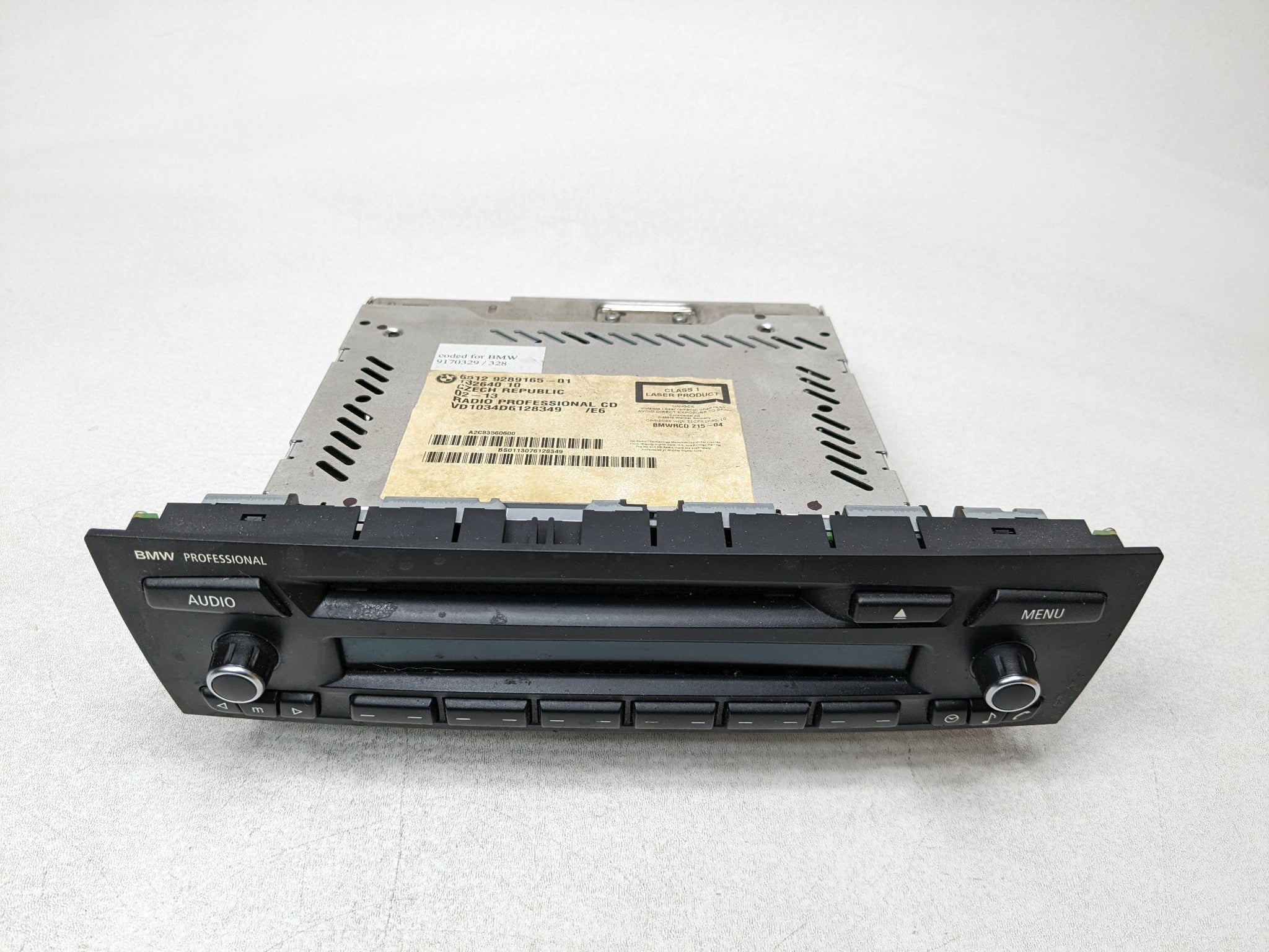 2007 - 2008 BMW 328I OEM RADIO RECEIVER AUDIO STEREO EQUIPMENT AM FM CD PLAYER