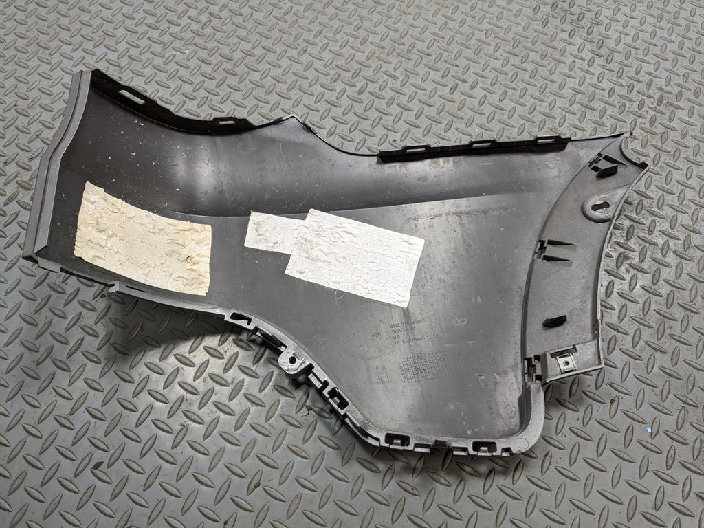 2007 - 2010 BMW X5 OEM BUMPER QUARTER PANEL COVER MOLDING TRIM REAR LEFT SIDE