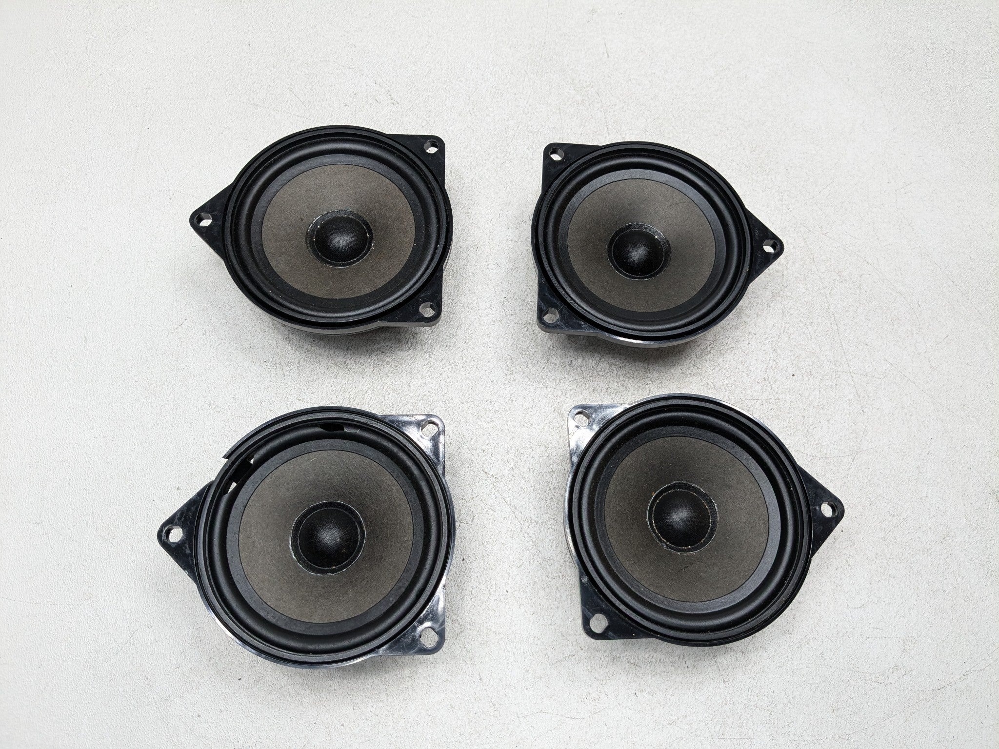 2007 - 2010 BMW X5 OEM SPEAKER SET OF FOUR AUDIO SOUND SYSTEM FRONT AND REAR