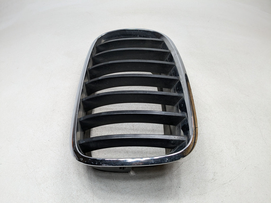 07 - 10 BMW X5 OEM GRILLE HOOD BLACK AND CHROME FINISH FRONT LEFT DRIVER SIDE