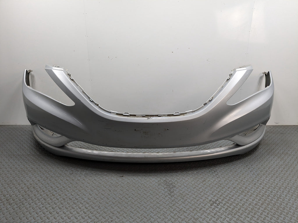 2011 - 2013 HYUNDAI SONATA OEM FRONT BUMPER COVER PANEL ASSEMBLY RADIANT SILVER