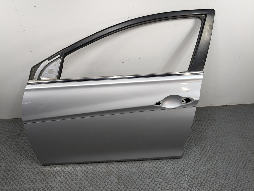 11-13 HYUNDAI SONATA OEM DOOR SHELL PANEL RADIANT SILVER FRONT LEFT DRIVER SIDE