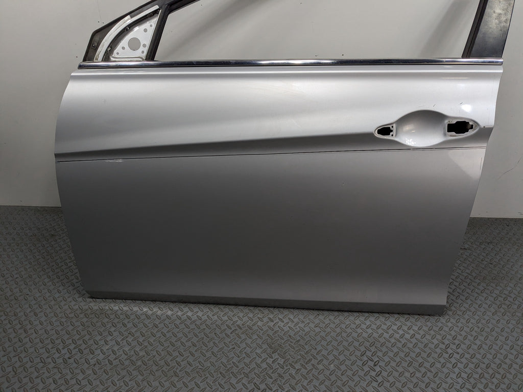 11-13 HYUNDAI SONATA OEM DOOR SHELL PANEL RADIANT SILVER FRONT LEFT DRIVER SIDE