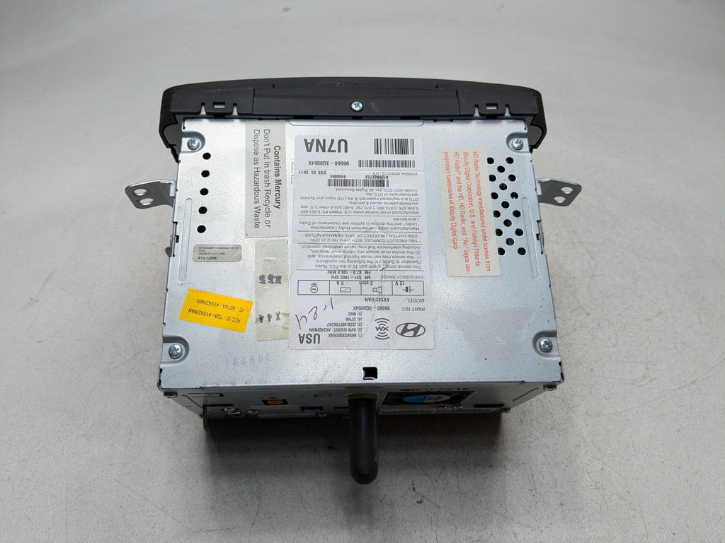2011 - 2013 HYUNDAI SONATA OEM AM FM CD NAVIGATION RADIO PLAYER DISPLAY SCREEN