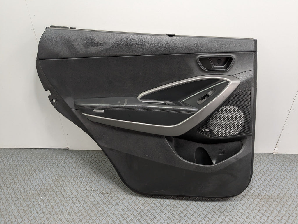 2013 - 2016 HYUNDAI SANTA FE OEM DOOR TRIM PANEL REAR LEFT DRIVER SIDE