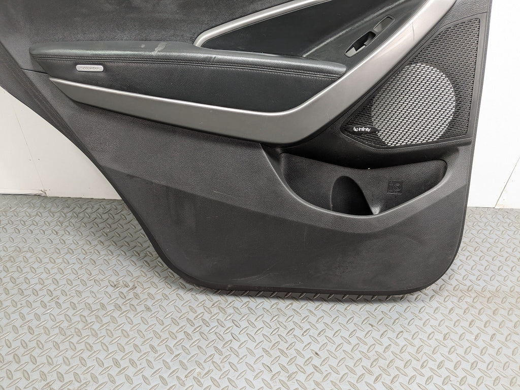 2013 - 2016 HYUNDAI SANTA FE OEM DOOR TRIM PANEL REAR LEFT DRIVER SIDE