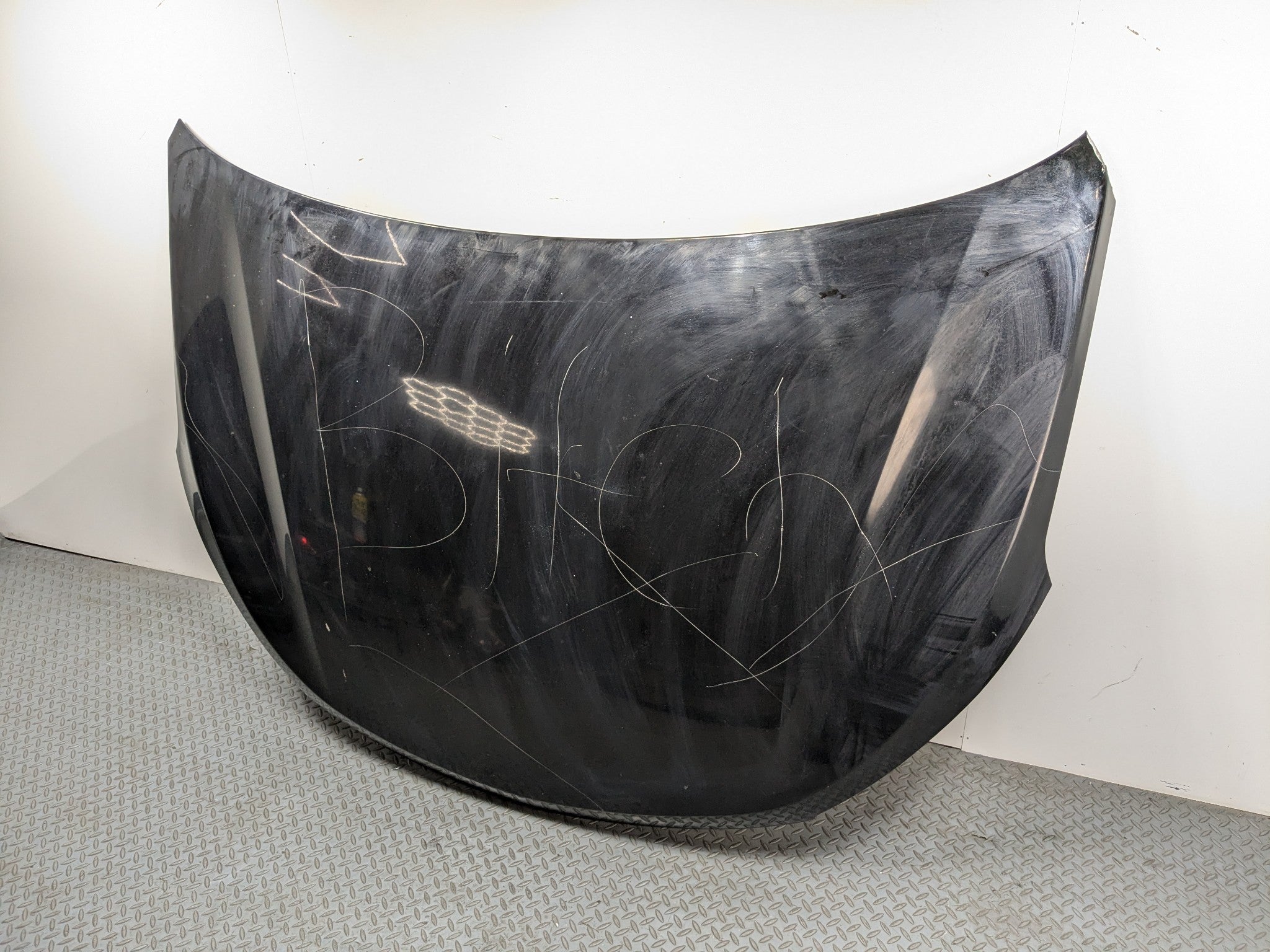 2013 - 2016 HYUNDAI SANTA FE OEM FRONT HOOD BONNET SHELL PANEL ASSEMBLY BLACK