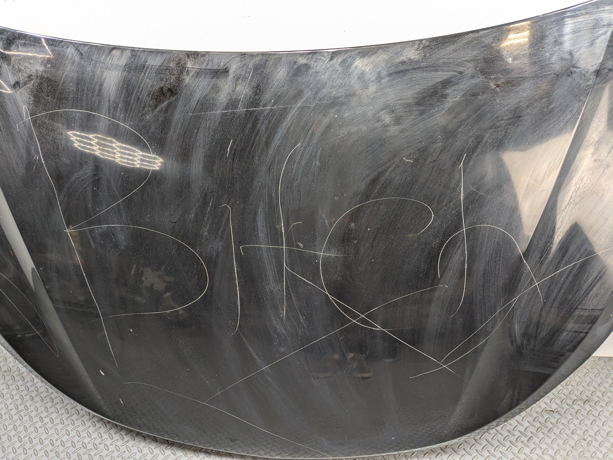 2013 - 2016 HYUNDAI SANTA FE OEM FRONT HOOD BONNET SHELL PANEL ASSEMBLY BLACK