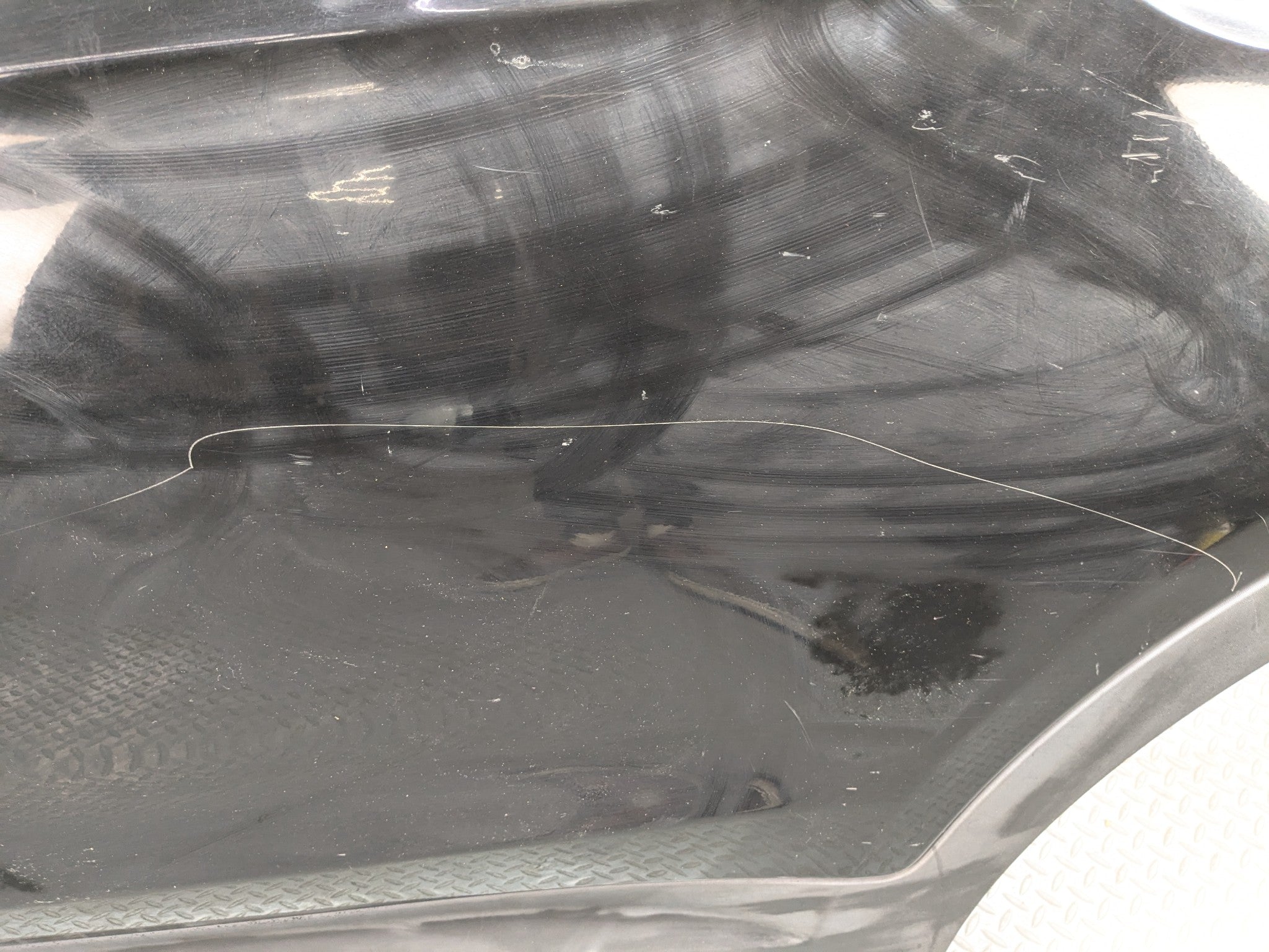 2013 - 2016 HYUNDAI SANTA FE OEM DOOR SHELL PANEL BLACK REAR LEFT DRIVER SIDE