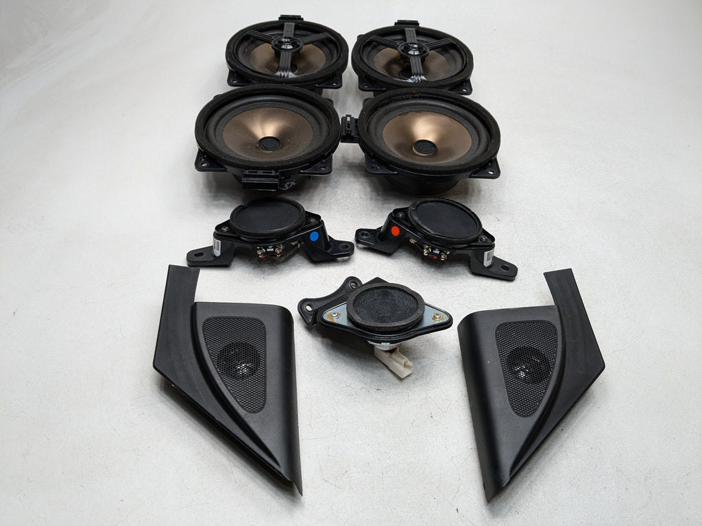 2013 - 2016 HYUNDAI SANTA FE OEM FRONT AND REAR AUDIO SOUND SYSTEM SPEAKER SET