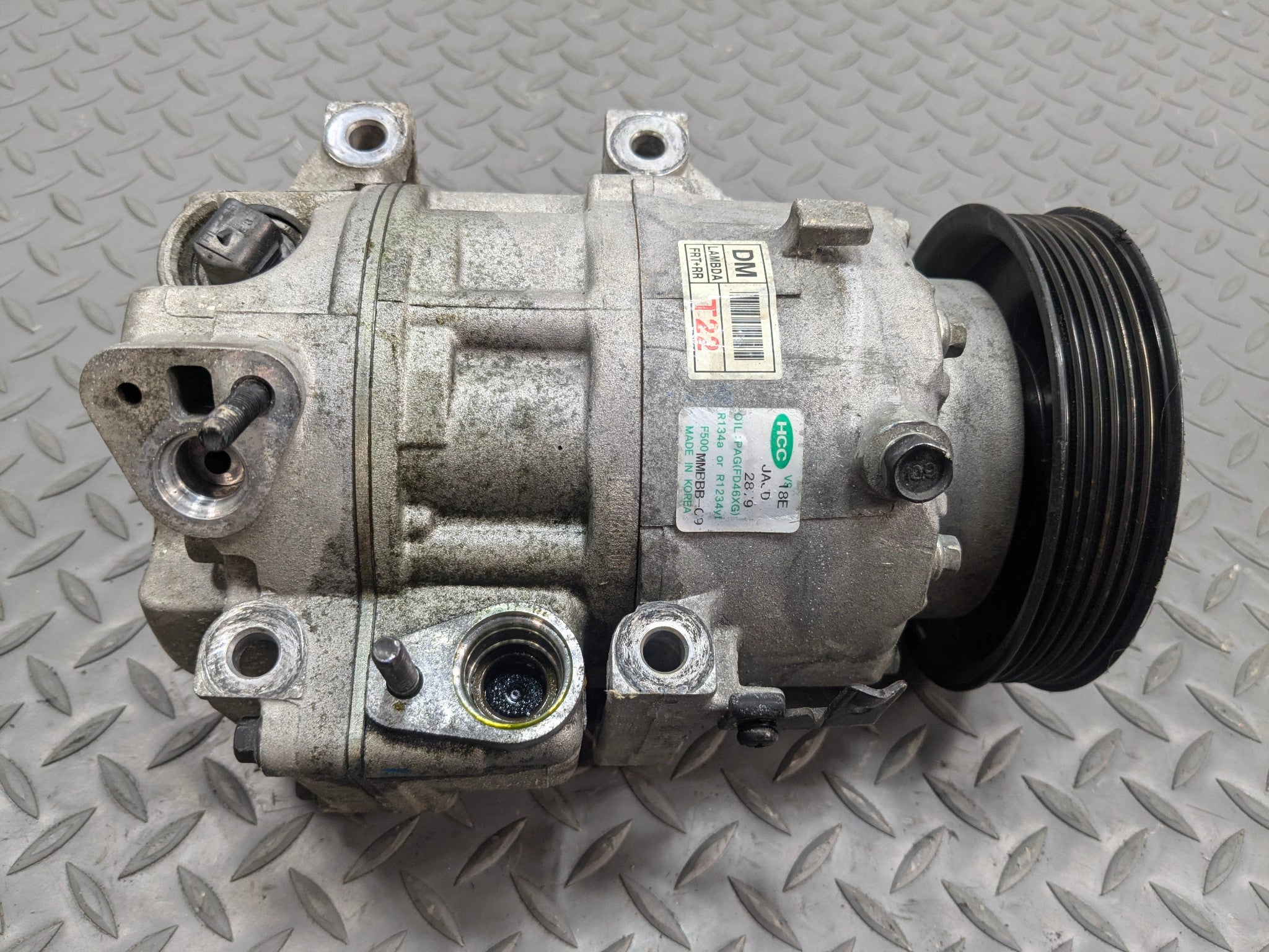 2013 - 2016 HYUNDAI SANTA FE OEM AIR CONDITIONING AC COMPRESSOR PUMP LWB 3.3L
