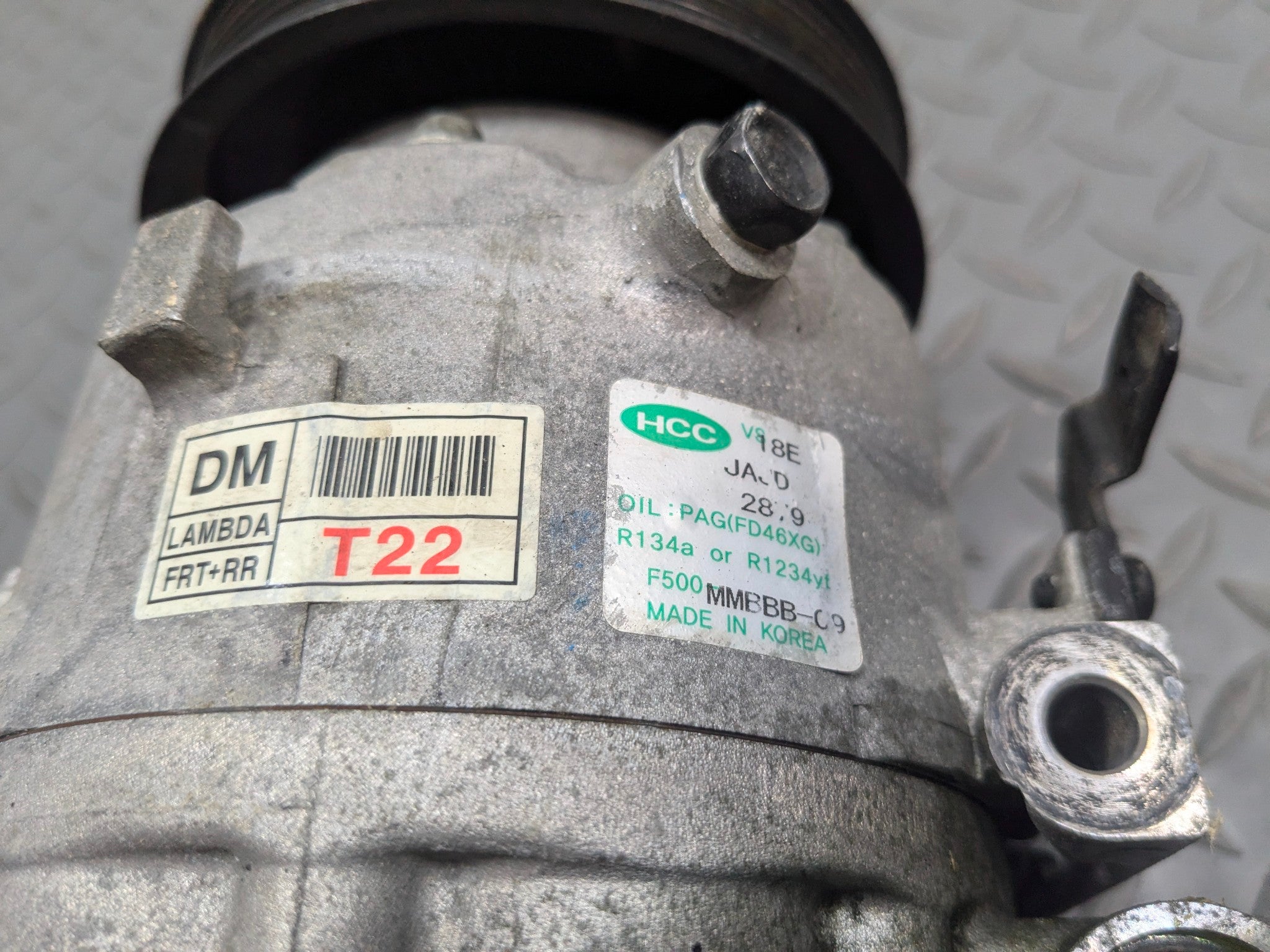 2013 - 2016 HYUNDAI SANTA FE OEM AIR CONDITIONING AC COMPRESSOR PUMP LWB 3.3L