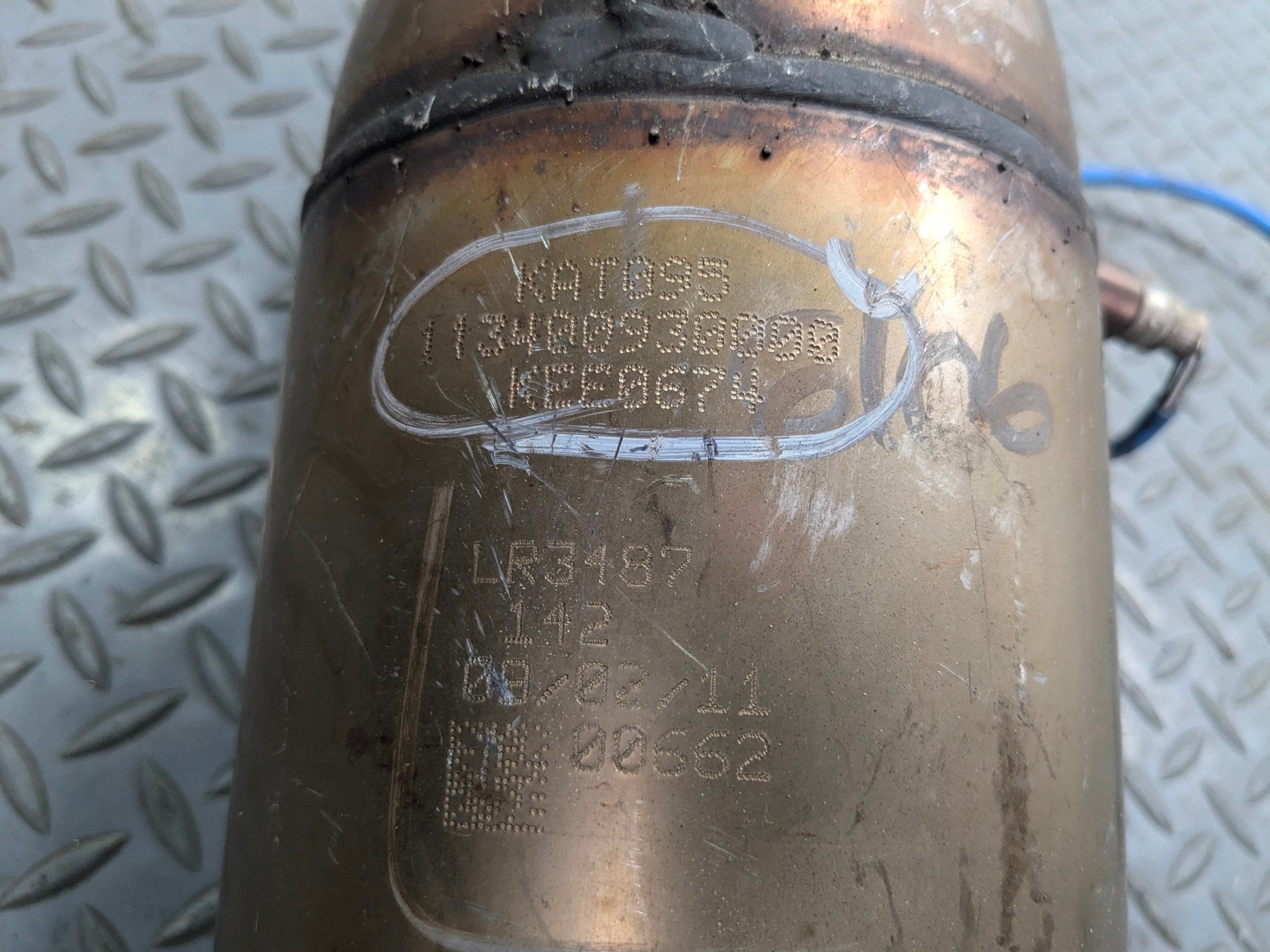 2010 - 2013 OEM LAND ROVER RANGE ROVER SPORT EXHAUST DOWNPIPE