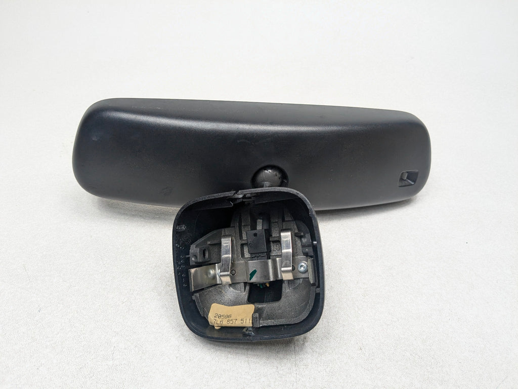 04 - 10 VOLKSWAGEN TOUAREG OEM REAR VIEW MIRROR FRONT CENTER INTERIOR UPPER ROOF