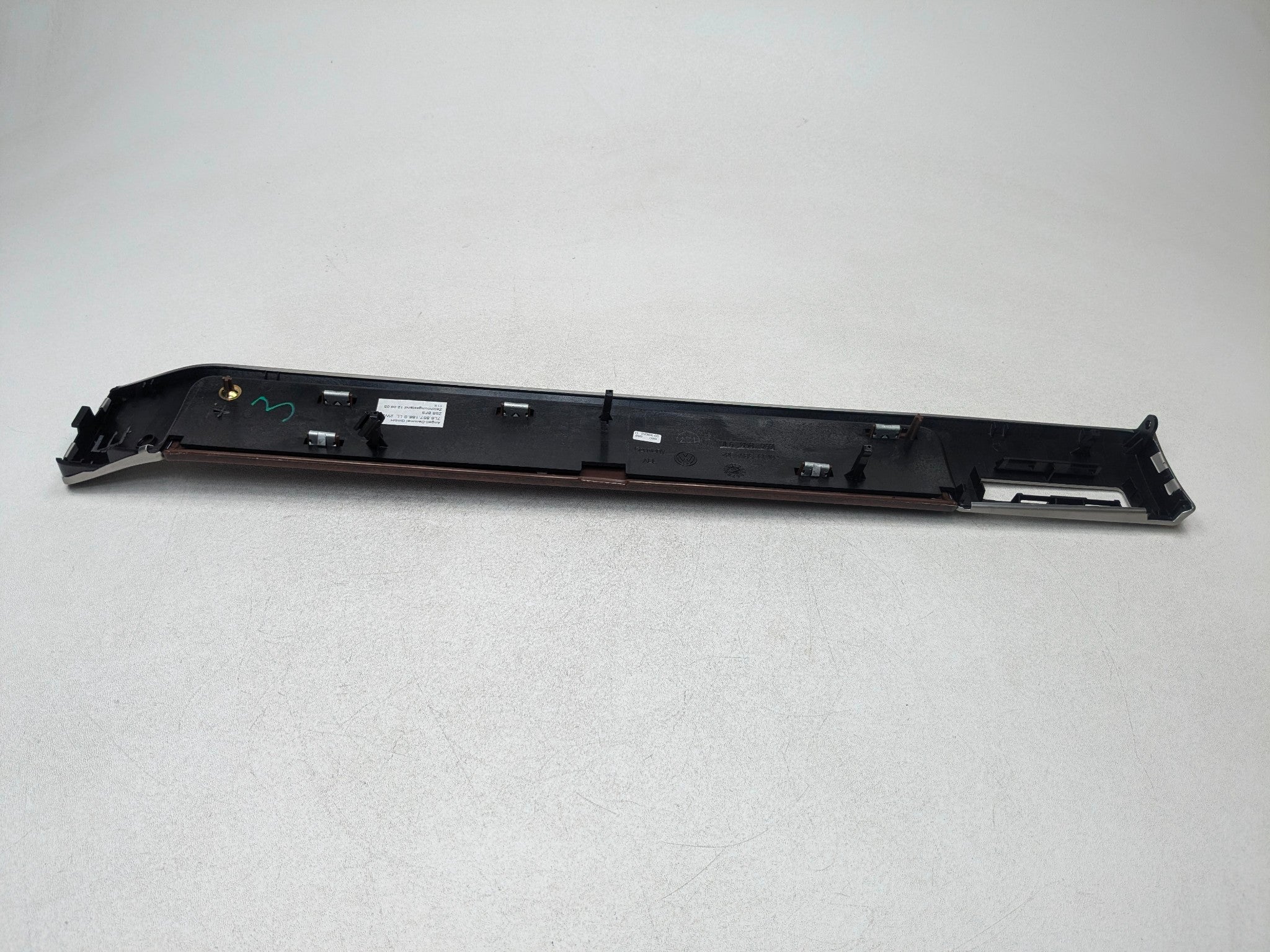 2004 - 2010 VOLKSWAGEN TOUAREG OEM WOODEN ALUMINIUM DASH PANEL TRIM FRONT RIGHT