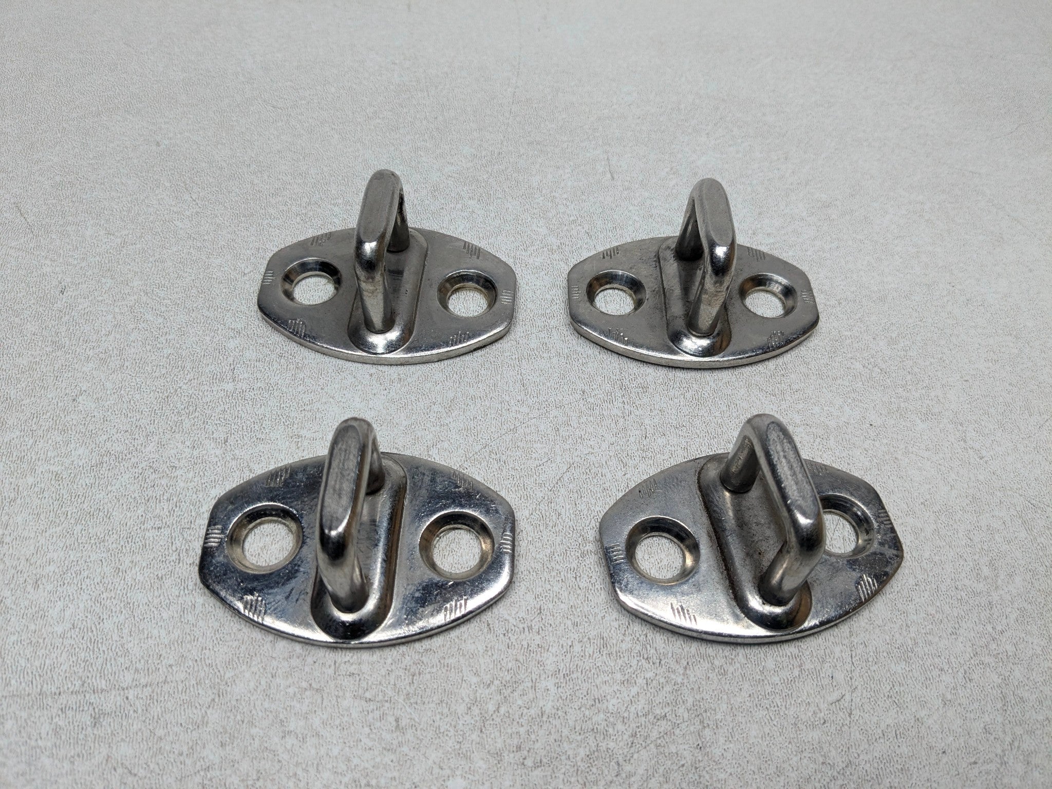 04 - 10 VOLKSWAGEN TOUAREG OEM DOOR LOCK LATCH STRIKER PLATE SET FRONT AND REAR