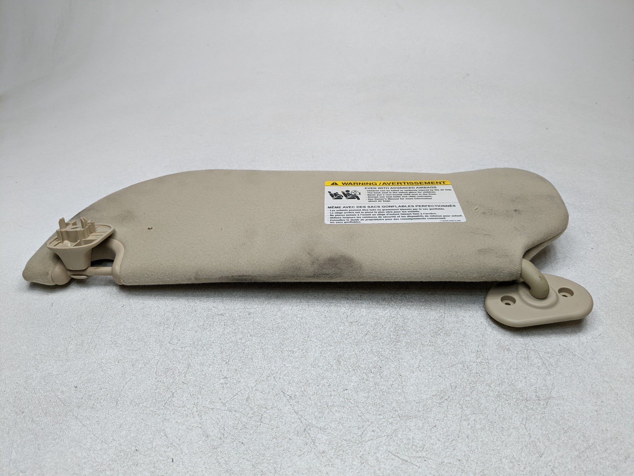 2006 - 2010 FORD EXPLORER OEM SUN VISOR INTERIOR UPPER ROOF FRONT RIGHT SIDE