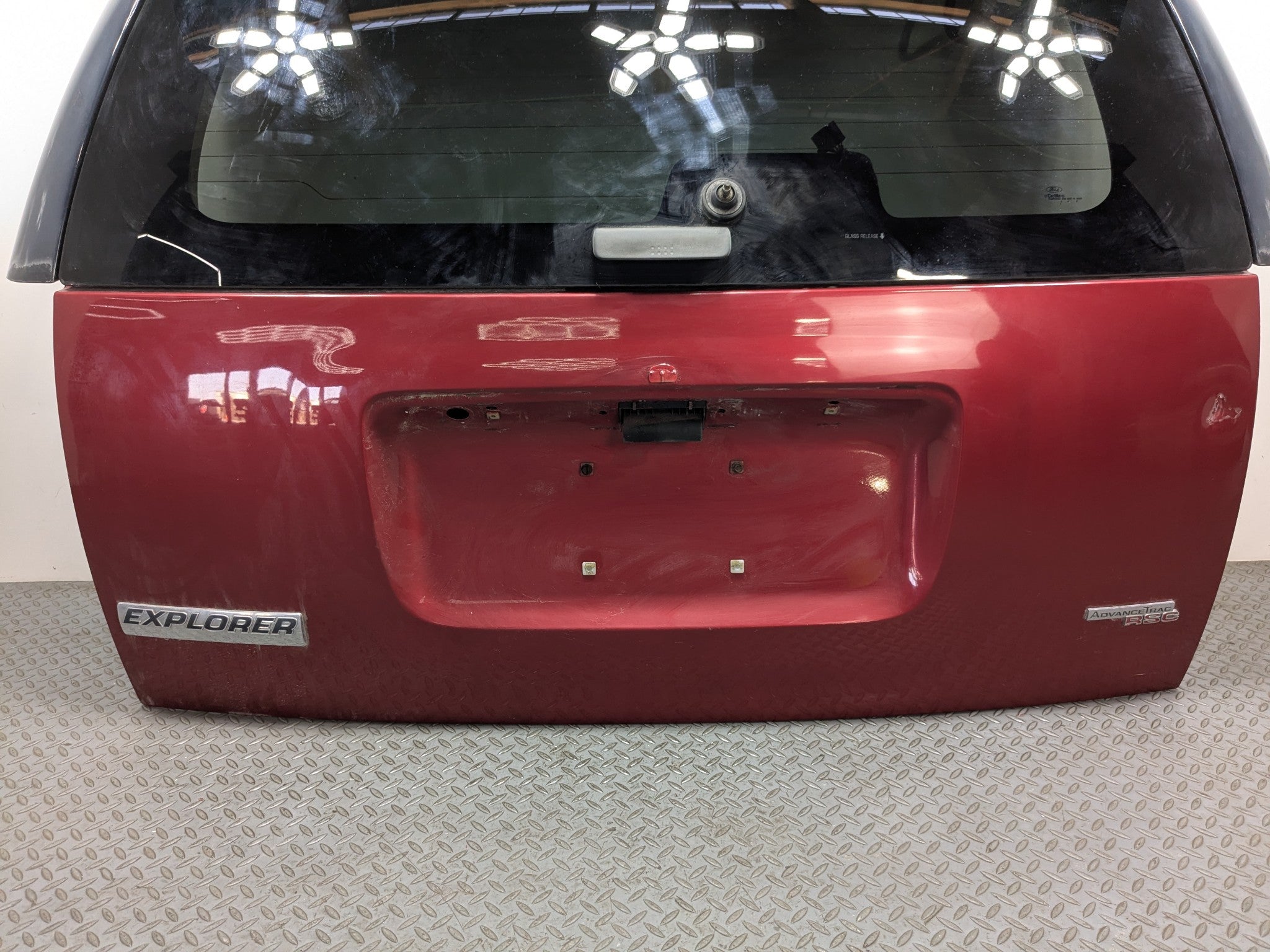 2006 - 2010 FORD EXPLORER OEM REAR LIFTGATE SHELL PANEL WITH GLASS ASSEMBLY