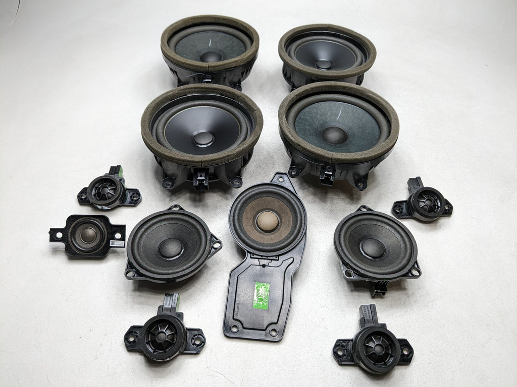2019 - 2024 VOLVO S60 OEM SPEAKER INTERIOR AUDIO SOUND SYSTEM SET OF 12