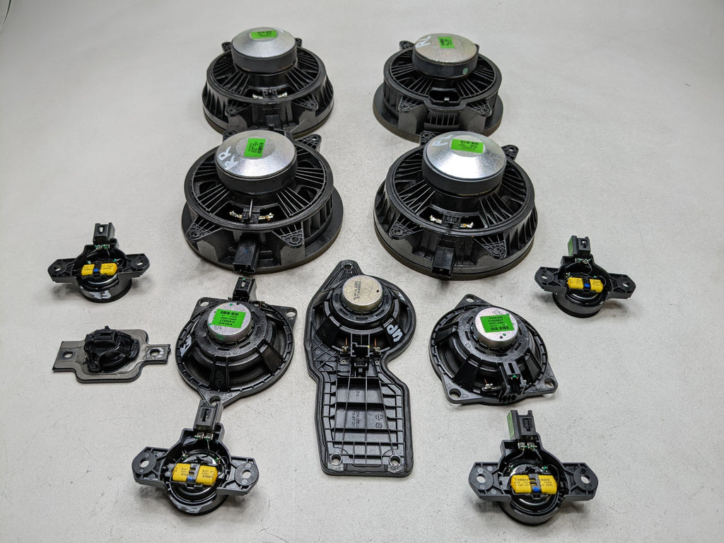 2019 - 2024 VOLVO S60 OEM SPEAKER INTERIOR AUDIO SOUND SYSTEM SET OF 12