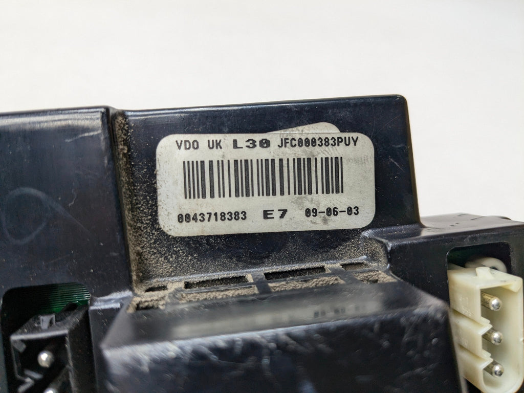 03 - 05 LAND RANGE ROVER OEM AC HEATER TEMPERATURE CONTROL SWITCH PANEL FRONT