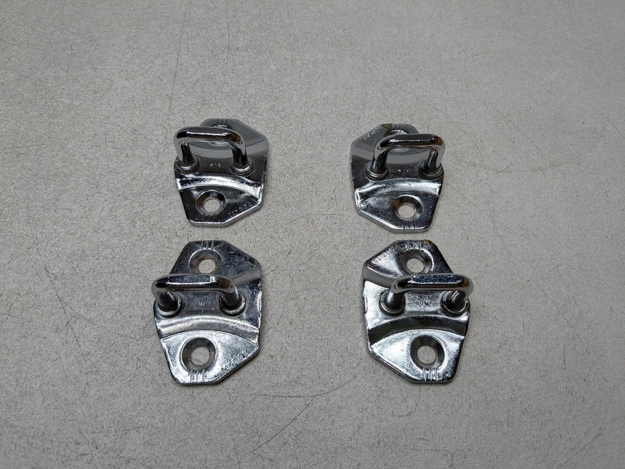 03 - 05 LAND RANGE ROVER OEM DOOR LOCK STRIKER SET FRONT REAR LEFT AND RIGHT SET