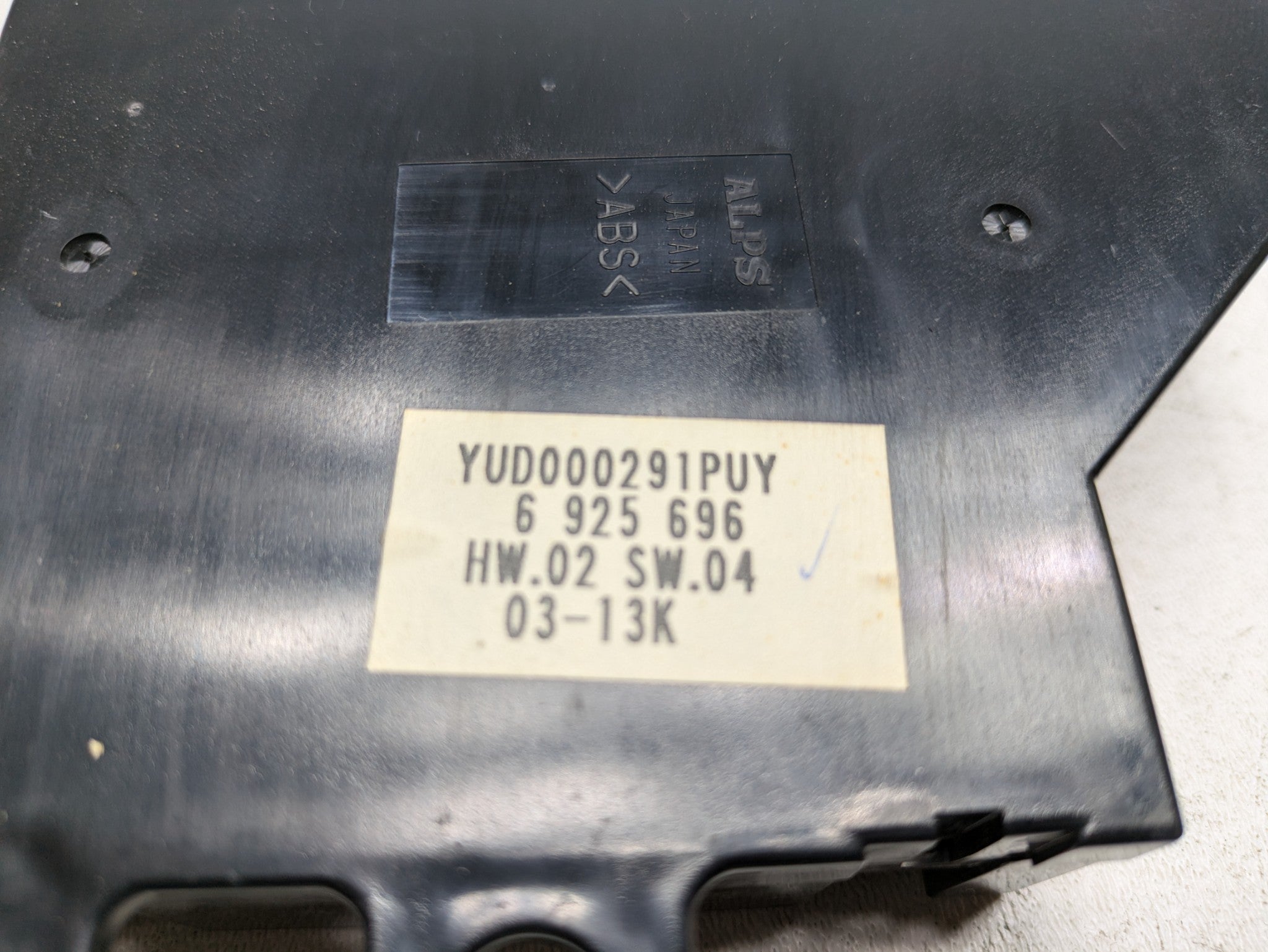 03 - 05 LAND ROVER RANGE ROVER OEM DOOR SWITCH CONTROL ASSEMBLY FRONT LEFT SIDE