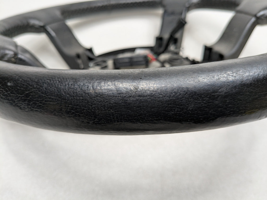 2003 - 2005 LAND ROVER RANGE ROVER OEM STEERING WHEEL BLACK LEATHER