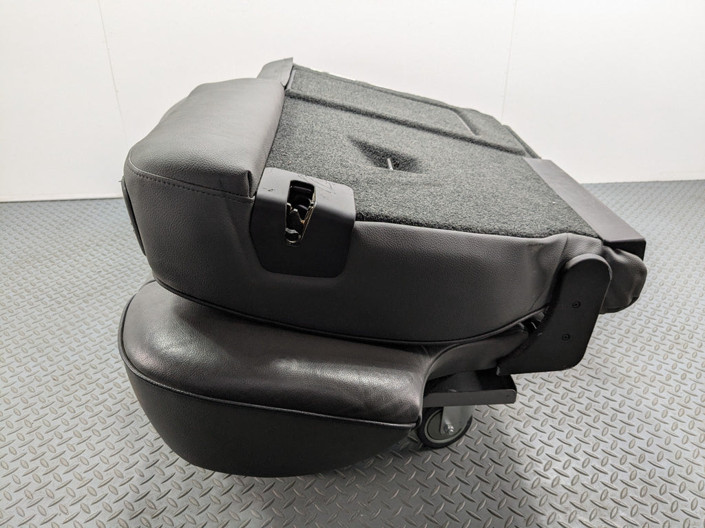 03 - 05 LAND ROVER RANGE ROVER OEM SEAT BLACK LEATHER WITH BUCKLE REAR LEFT SIDE
