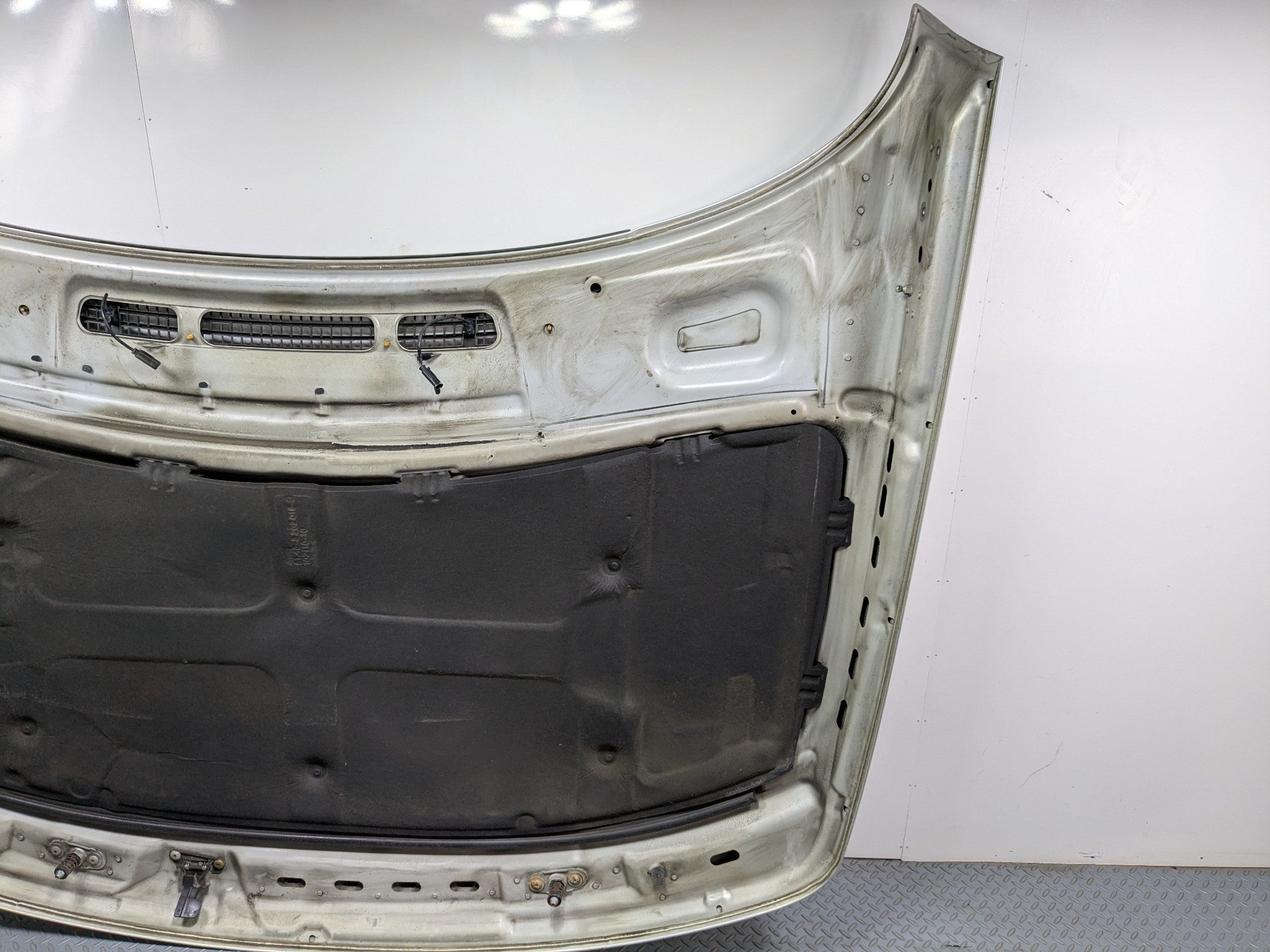 03 - 05 LAND ROVER RANGE ROVER OEM FRONT HOOD BONNET SHELL PANEL ZAMBEZI SILVER