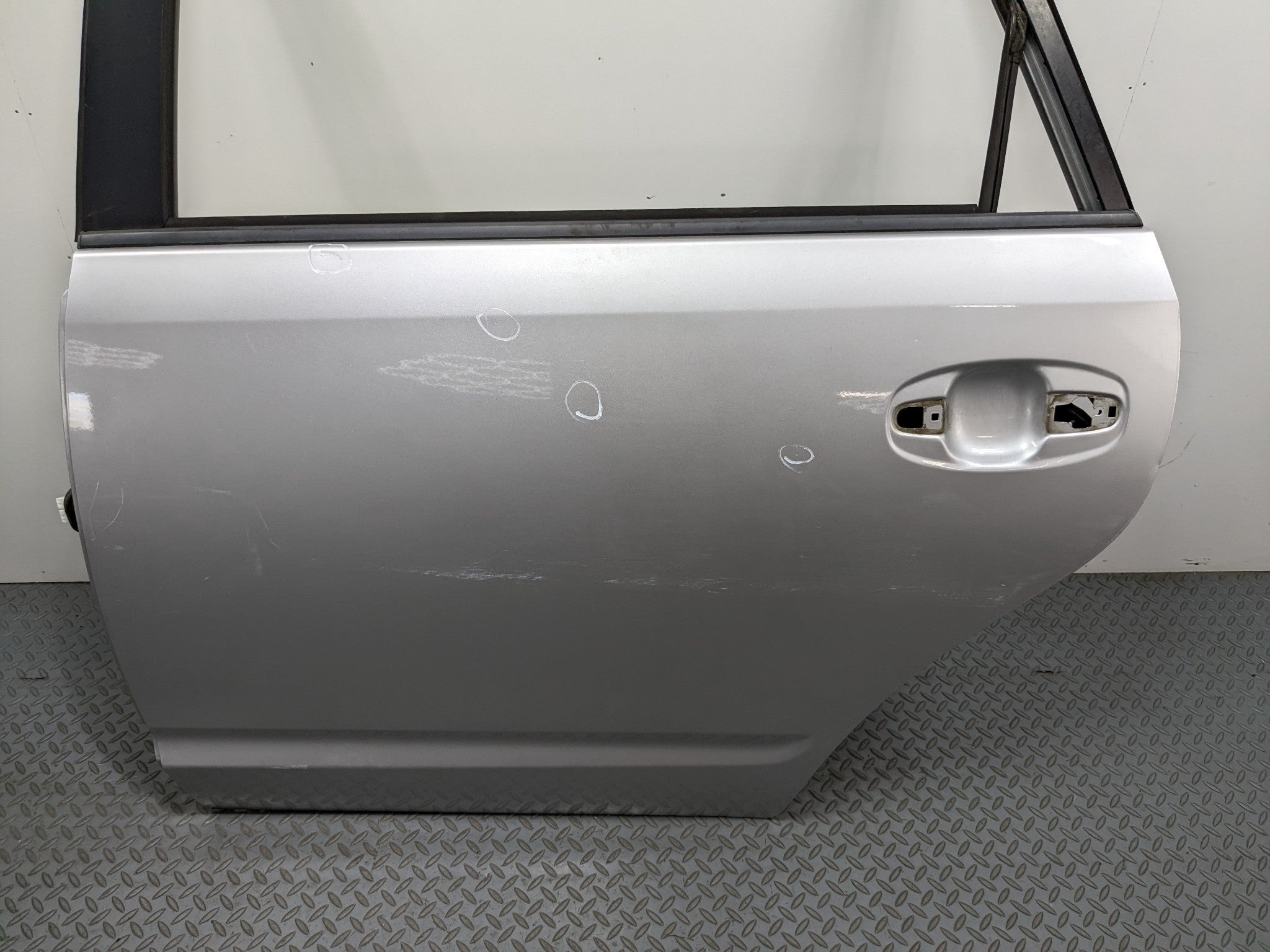 07-09 TOYOTA PRIUS OEM DOOR SHELL PANEL CLASSIC SILVER METALLIC REAR LEFT SIDE