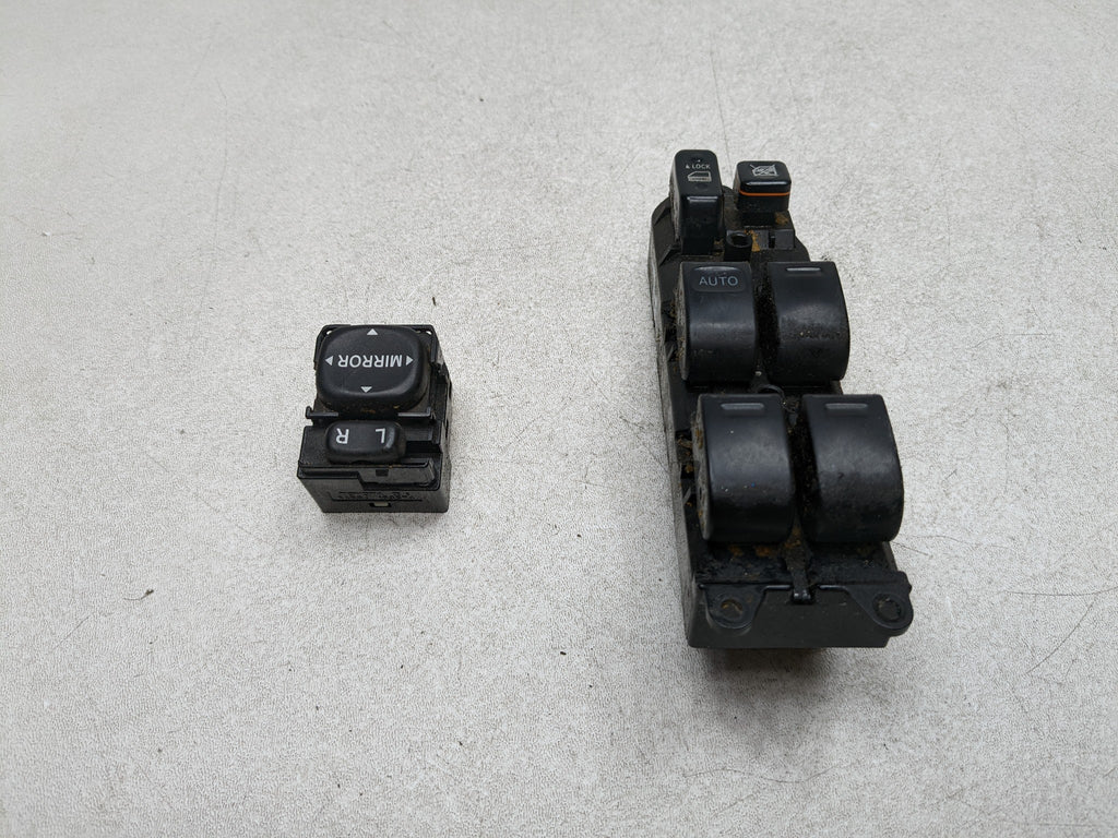04 - 09 TOYOTA PRIUS OEM MASTER DOOR WINDOW SWITCH WITH MIRROR SWITCH FRONT LEFT