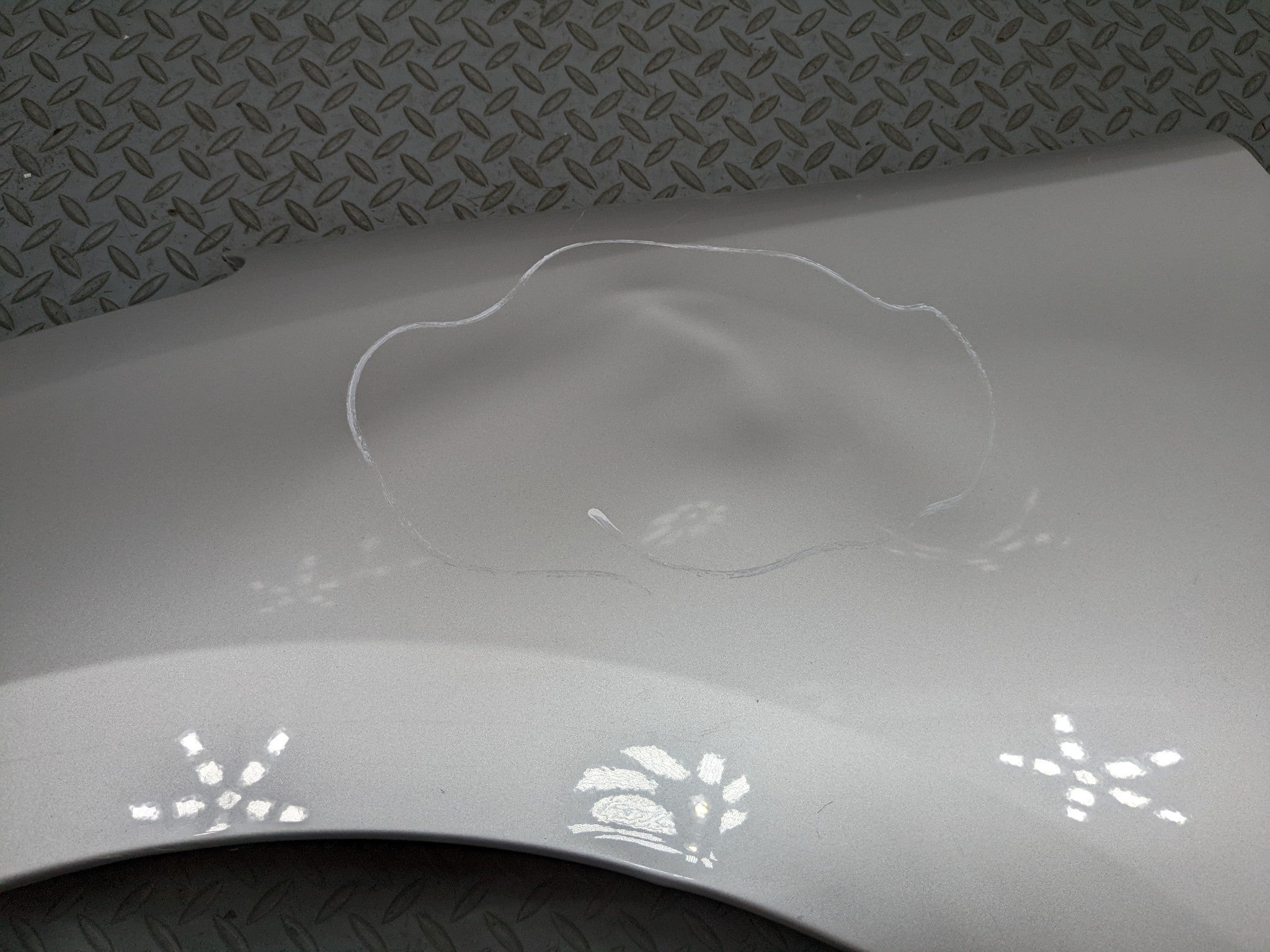 07 - 09 TOYOTA PRIUS OEM FENDER COVER PANEL CLASSIC SILVER METALLIC FRONT LEFT