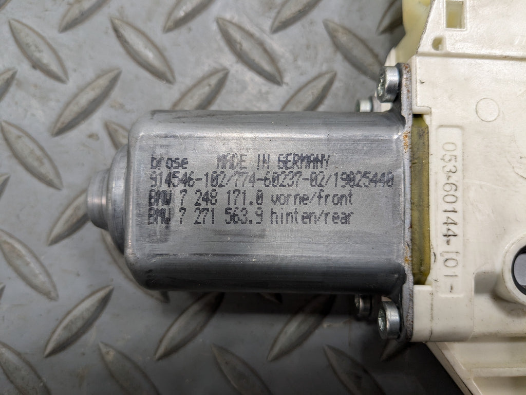 2014 - 2016 BMW 528I OEM POWER WINDOW REGULATOR MOTOR REAR RIGHT PASSENGER SIDE