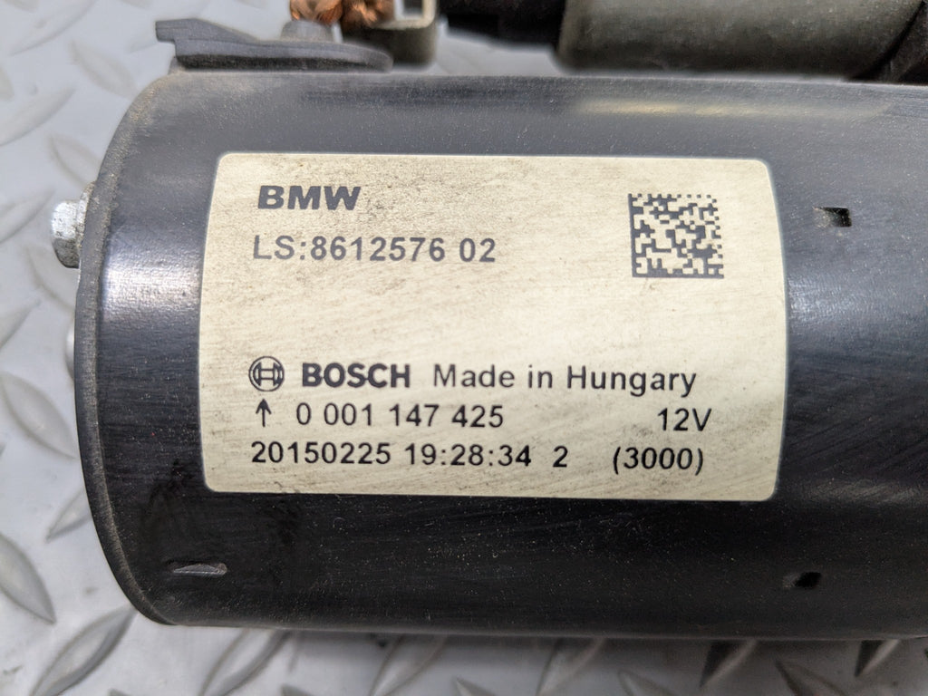 2014 - 2016 BMW 528I OEM ENGINE STARTER MOTOR ASSEMBLY