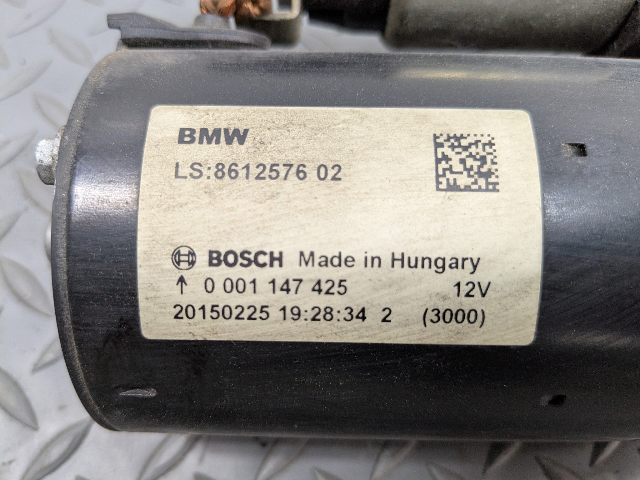 2014 - 2016 BMW 528I OEM ENGINE STARTER MOTOR ASSEMBLY