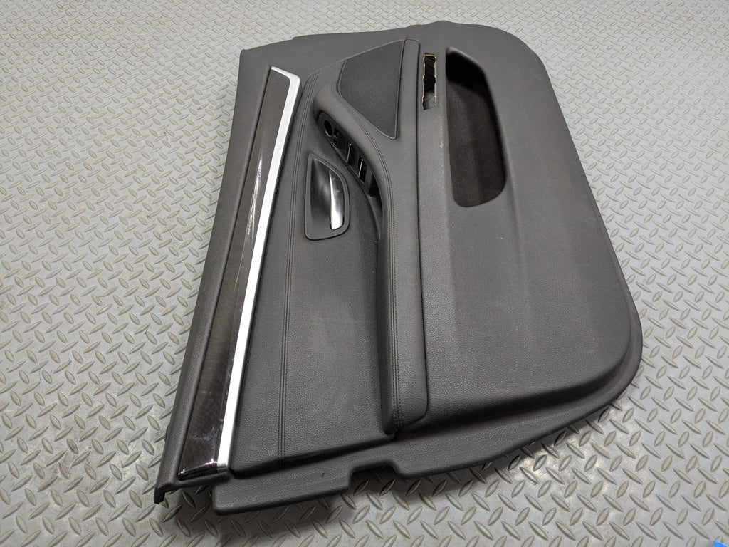 2014 - 2016 BMW 528I OEM INTERIOR DOOR TRIM PANEL BLACK FRONT LEFT DRIVER SIDE