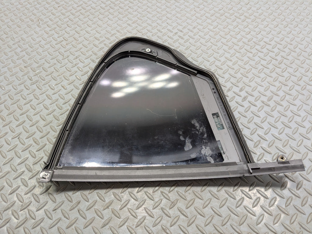 2014 - 2016 BMW 528I OEM WINDOW VENT GLASS WITH PRIVACY TINT REAR RIGHT SIDE