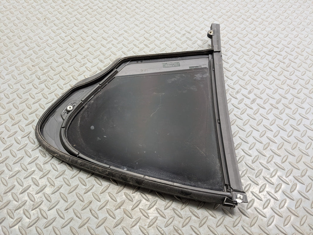 2014 - 2016 BMW 528I OEM WINDOW VENT GLASS WITH PRIVACY TINT REAR RIGHT SIDE