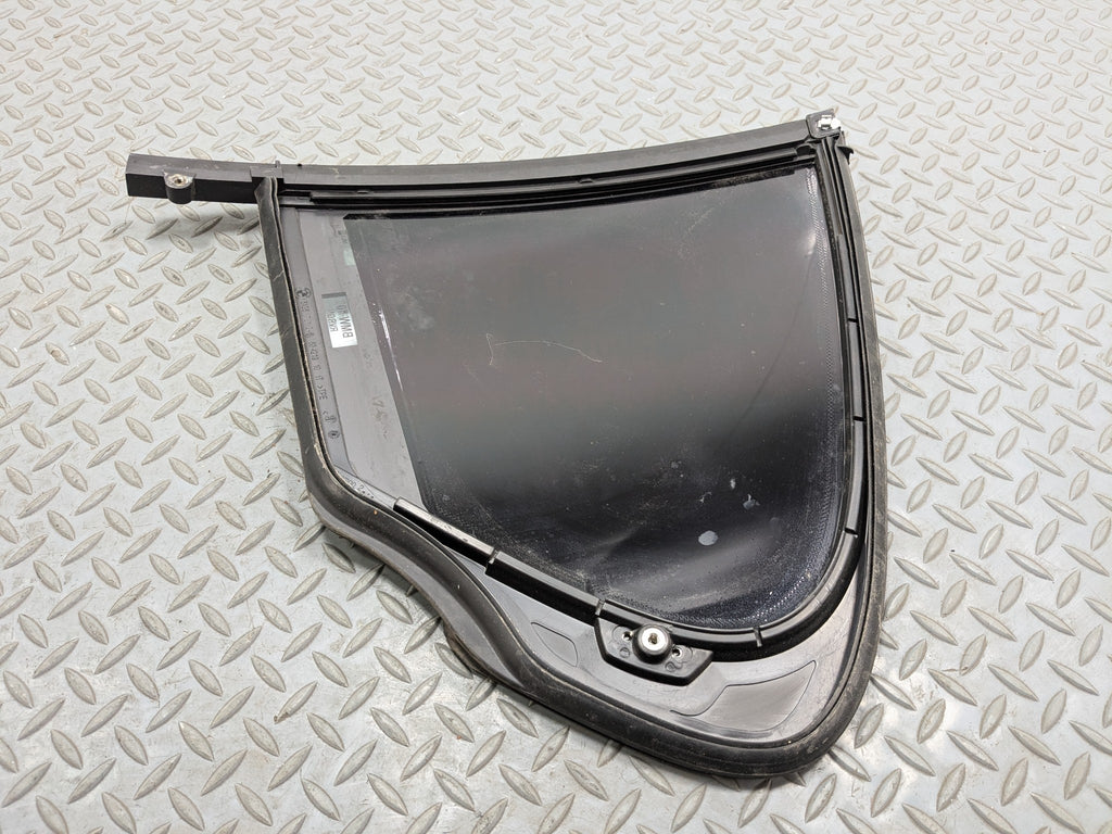 2014 - 2016 BMW 528I OEM WINDOW VENT GLASS WITH PRIVACY TINT REAR RIGHT SIDE